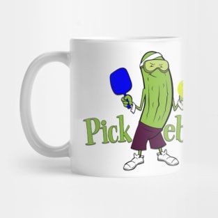 Pickle man with pickleball Mug